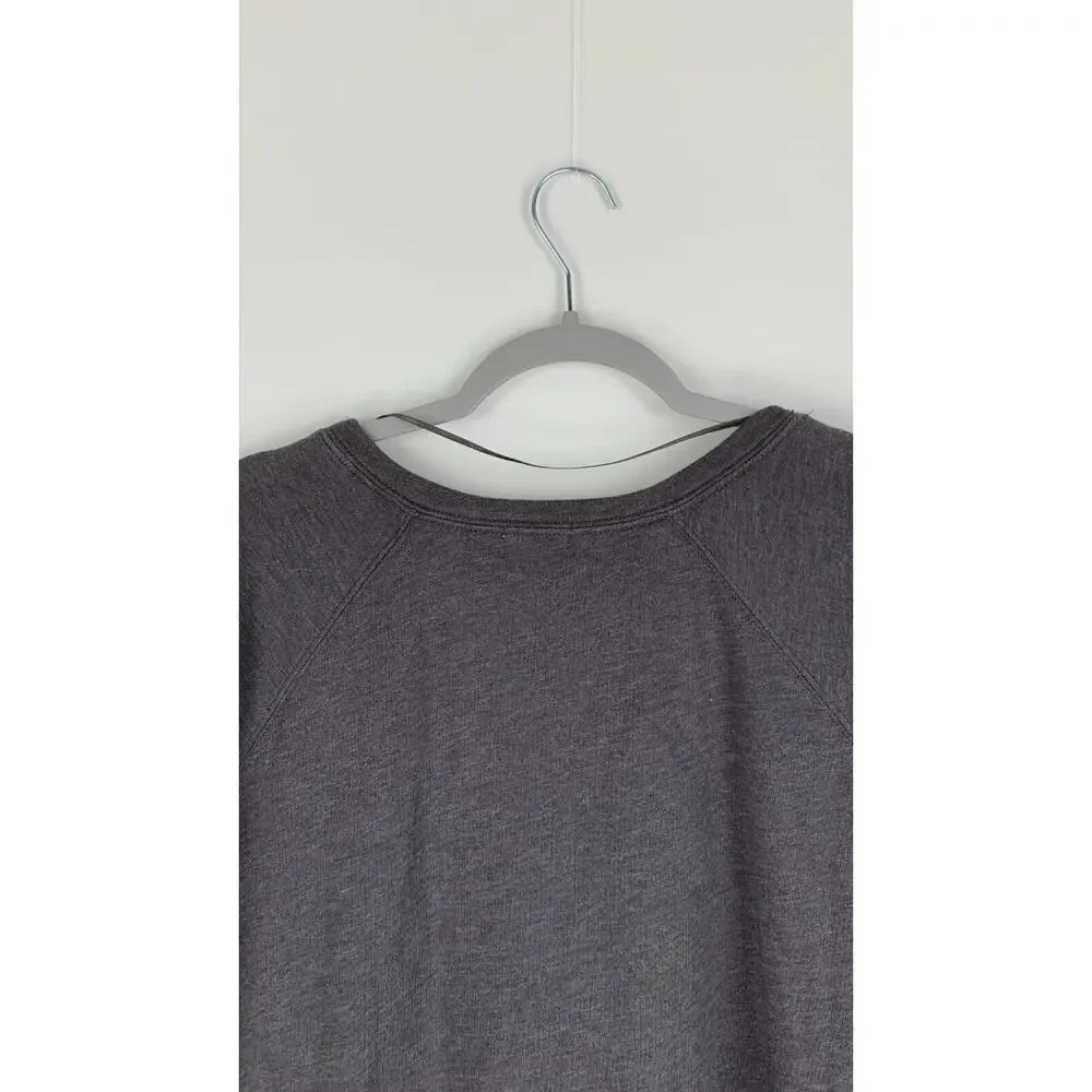 Juicy Couture Women's Vintage Charm Sweater Knitted Short Sleeve Gray Size XL
